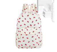 Generisch Strawberry Backpack - Large Capacity School Bag, Travel Bookpack