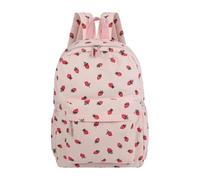 Generisch Strawberry Backpack - Large Capacity School Bag, Travel Bookpack