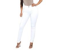 Generisch Stretch Jeggings Damen, Slim Fit Jeans Damen High Waist, Skinny Jeanshose Damen