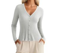 Generisch Strickjacke Damen Sommer Kurz Gelb Grobstrick Cardigan Blumen Kurze Baumwolle Hellblau Große Größen Trachtenstrickjacke Leicht Lochmuster Dünne Bunt Grüne Ajour Grobstrickjacke