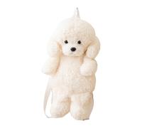 Generisch Stuffed Animal Backpack - Plush Dog Shape Bag, Cartoon Character Backpack Purse, Soft Travel Companion Pack | Adorable School Bag For Girls Kids Children Vacation Outdoor Trip