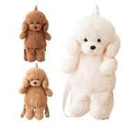 Generisch Stuffed Backpack, Animal Bag, Soft Texture Lightweight Comfort Adorable Design Unique Look, Kids Bag for School, Outdoor, Travel, Girls, Children, 13.78inches