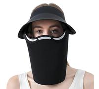 Generisch Sun Hat with Face Cover | Breathable Magnetic Detachable Visor | Wide Brim Hat - for Hiking Gardening Cycling Leisure Beach Summer Camping Work Travel Golf