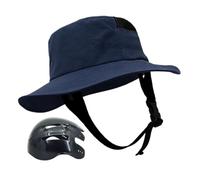Generisch Surf Helmet Hat | Head Protection Wide Brim Windproof Adjustable | Fashion Riding Sun Hat for Adult Bicycle Fishing Hiking
