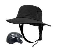Generisch Surf Helmet Hat | Head Protection Wide Brim Windproof Adjustable | Fashion Riding Sun Hat for Adult Bicycle Fishing Hiking