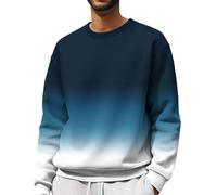 Generisch Sweatshirt für Herren Premium Classic Crew Neck Rundhals Sweatshirt, Basic Langarm Pullover Sweatshirt Jacke Herren Herren Sweater Langarmshirt Herren Schwarz