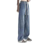 Generisch Top Deals des Tages Unter 10 Euro Artikel Baggy Jeans Damen Kurzgröße Sommerjeans High Waist Boyfriend Sommer Hosen Mom Jeans Y2K Freizeithose Jeanshose Stretch Sommerhose Warehouse Deal