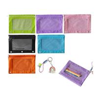 Generisch Toy Storage Bags with Zipper | 25x18cm Stationery Bag,Aesthetic Reusable Waterproof Pouch | Schoolbags & Backpacks with Rainbow Pendant for Students Teens Adults Women Travel College