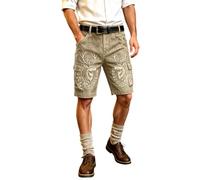 Generisch Trachten Lederhose Herren Kurz Mit Gürtel Oktoberfest Lederhose Trachtenlederhosen Für Herren Trachtenhose Echtleder Bedruckt Für Volksfest Bierfest