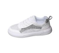 Generisch Trachten Sneaker Damen Dirndl Schuhe Flach mit Spitze Mesh Stoffschuhe Sommer Bequem Leichte Hochzeitsschuhe Brautschuhe für Oktoberfest Trachtenkleid Freizeit und Festliche Anlässe