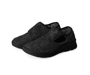 Generisch Trachten Sneaker Damen Dirndl Schuhe Flach mit Spitze Mesh Stoffschuhe Sommer Bequem Leichte Hochzeitsschuhe Brautschuhe für Oktoberfest Trachtenkleid Freizeit und Festliche Anlässe