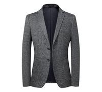 Generisch Trachtenjanker Für Herren, Herren Blazer Mit Fischgrätenmuster, Sportmantel, 2 Knöpfe, Smart Casual, Business Anzugjacke, Büroarbeit, Anzugjacke, Slim Fit, Smoking Für Hochzeitsbankett