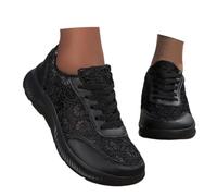 Generisch Trachtenschuhe Damen Flach Sneaker Bequem Sommerschuhe Spitze Dirndl Schuhe Lace Braut Oktoberfest Zum Kleid Hochzeitsschuhe Leichte Stoffschuhe Atmungsaktive Mesh Brautschuhe Rachtenschuhe