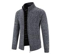 Generisch Trachtenweste Herren Oktoberfest Herren Outfit Trachtenjacke Strickjacke Strickjacken Langarm Sportlich Trachtenjanker Leicht Modern Cardigan Trachten Freizeitjacke M-4XL