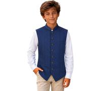 Generisch Trachtenweste Kinder Weste Jungen - Leichte Jungenweste für Festliche Anlässe kuschelige Jacke im Oberbekleidungsstil für mit Design vielseitig tragbar FüR Bayrische Tracht Oktoberfest