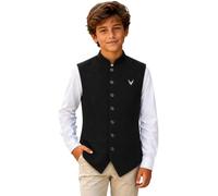 Generisch Trachtenweste Kinder Weste Jungen - Leichte Jungenweste für Festliche Anlässe kuschelige Jacke im Oberbekleidungsstil für mit Design vielseitig tragbar FüR Bayrische Tracht Oktoberfest