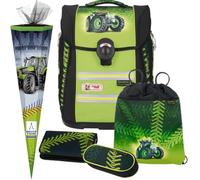 Generisch Traktor Greentrac ERGO Primero McLight Schulranzen-Set 5 tlg. mit Schultüte