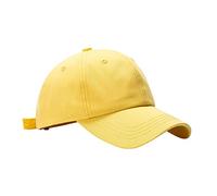 Generisch Trucker Cap Blau Gelb lässige Sonnenschutz-Baseballmützen, Mützen Camp Cap (Yellow, One Size)