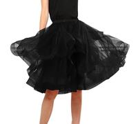 Generisch Tüll Damen Tüllrock Tütü Rock Kurz Ballett Unterrock Petticoat Damen A-Linie Midi Rock Damen Kurz Tüllrock Damen Petticoat Tüllrock Kurz Karneval Kostüm Tutu Kurz Tütü Rock Regenbogen Tutu