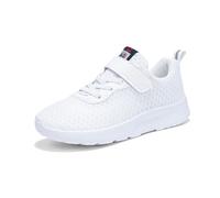 Generisch Turnschuh Kinder 34 Jungen Mädchen Turnschuhe Kinder Sport Laufschuhe Walking Schuhe für Kleinkind/Kleinkind/Großes Kind Schuhe Elefanten Jungen (White, 34)