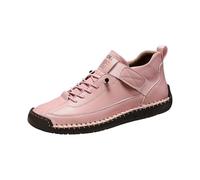 Generisch Turnschuhe Damen Bequem Sneakers Flache Sohle Orthopädisch Breite Füße Walkingschuhe Leder Leicht Wanderschuhe Zum Schnüren Sport- & Outdoorschuhe Slipper Retro Bequeme Schuhe Sommer