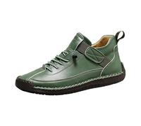 Generisch Turnschuhe Damen Bequem Sneakers Flache Sohle Orthopädisch Breite Füße Walkingschuhe Leder Leicht Wanderschuhe Zum Schnüren Sport- & Outdoorschuhe Slipper Retro Bequeme Schuhe Sommer