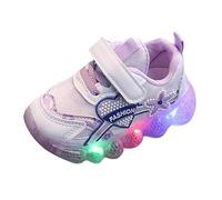 Generisch Turnschuhe Kinder Sportschuhe mit LED Mädchen Outdoor rutschfest Schuhe Kinderschuhe Klassiker Baby Leuchtschuhe Frühling Herbst Atmungsaktiv Laufschuhe Weicher Sohle Sneaker