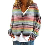 Generisch Übergangsjacke Damen Große Größen Casual Mantel Jacke Strickjacke Pullover Paar