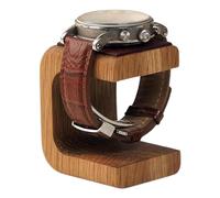Generisch Uhrenständer - Eleganter Uhrenständer | Einzeluhrendisplay mit Lederpolster, eleganter Uhrenhalter, Armbanduhrenständer einzeln, Uhrenvitrinenständer für Männer und Frauen