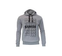 Generisch Uncle Sam Hoodie mit Kapuze, Herren Pullover für Sport & Freizeit (DE/NL/SE/PL, Alphanumerisch, L, Regular, Regular, Grau)