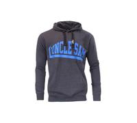 Generisch Uncle Sam Hoodie mit Kapuze, Herren Pullover für Sport & Freizeit (DE/NL/SE/PL, Alphanumerisch, XL, Regular, Regular, Anthrazit)