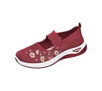 Generisch Vielseitige Freizeitschuhe für Damen,Bequeme Strick-Slipper mit weicher Polsterung,rutschfest robust,perfekt für Senioren und aktive Tage,stilvolles Design für jeden Look