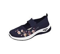Generisch Vielseitige Freizeitschuhe für Damen,Bequeme Strick-Slipper mit weicher Polsterung,rutschfest robust,perfekt für Senioren und aktive Tage,stilvolles Design für jeden Look