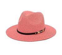 Generisch Wanderhut Herren, Strohhut Unisex Damen & Herren Leicht Panamahut Uv-Schutz Fischerhut Luftig Farmerhut Traveller Hut Sonnenschutz Westernhut Anglerhut Großen Kopf Outdoor Sonnenhut