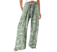 Generisch Warehouse Deal Must Have Weite Sommerhose Damen Leicht Und Luftig High Waist Strandhose Lang Freizeithose Sommer Palazzo Hose Bequem Stoffhose Meine Bestellungen