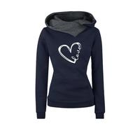 Generisch warme Pullover Damen Winter Damen Hoodie lang Pulli weiß Damen Hoodie weiß Damen Zipper Hoodie Oversized Fleece Damen Jacke gefütterte Jacke Damen Prime Deal of The Day Today only