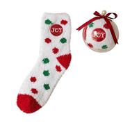 Generisch Weihnachtssocken Herren 43-46 Kinder Flauschige Socken Unisex Anti-Rutsch Kuschelige Sneakersocken für Frauen Flauschige Witzige Socken Weihnachtsgeschenke f眉r Frauen Geschenke