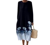 Generisch WeißE Sommerkleider Satin Kleid Damen Hemdblusenkleid Damen Sommer Strandkleider Sommer Wickelkleid Elegant Freizeitkleider Blumenkleid Midikleid Elegant Hemdkleid Tshirtkleider