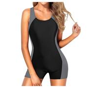 Generisch Wettkampf Badeanzüge Damen Sport Badeanzug mit Bein Racerback Schwimmanzug Shape Bademode Bauchweg Push Up Badebekleidung Einteiliger Monokini Strandmode Sommer Swimsuit