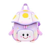 Generisch Whimsical Mushroom Shaped Waterproof Mini Backpack Schoolbag | Little Boy Backpack for Girls Daycare Preschool Zoo Activities Snacks Toys Park Garden Camping Picnic Walking