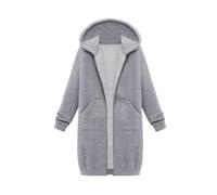 Generisch Winterjacke Damen Sale, Weihnachten Sale, Herbstmantel Damen Elegant Winter Jacke Langarm Top Wintermantel Parka Damen Übergangsjacke, Strickjacke Damen Sale