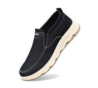 Generisch Winterstiefel Barfußschuhe Espadrilles für Herren aus Segeltuch, Sommerschuhe, zum Hineinschlüpfen, Klassische, Flache Espadrilles, Gummisohle