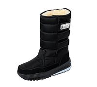 Generisch Winterstiefel Schneestiefel für Herren Damen Warm Gefüttert Halbhohe Stiefel Damen-Stiefeletten Plus Samt Winter Stiefel Rutschfest Schneestiefel Winterthermostiefel 40-45