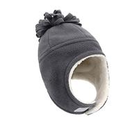 Generisch Winterteil -warm und Handschuh Mütze Farbe Zwei Feste Hüte Brille Scherzartikel (Dark Gray, S)