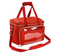 Generisch Yarn Bag | Compartmented Large Capacity Organizer - Holder Case Crocheting Bag | for Mom Beginners Craft Lovers Home Travel Accessories Tools Hooks