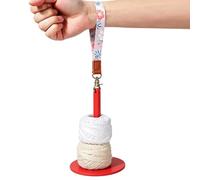 Generisch Yarn Holder Spinner - Rotating Portable Crochet Dispenser | Crochet Yarn Organizer With Wrist Strap, Rotating Portable Spinner For Knitting Sewing Crafting Embroidery Travel Home