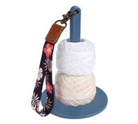 Generisch Yarn Holder Spinner - Rotating Portable Crochet Dispenser | Crochet Yarn Organizer With Wrist Strap, Rotating Portable Spinner For Knitting Sewing Crafting Embroidery Travel Home