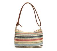 Generische Frauen Boho geflochtene Crossbody -Tasche große Kapazität Stilvoller Strick -Umhängetaschen Kleidung Resist Resist Ethnic Style Sling Bag Einkaufsarbeit Datum Tasche