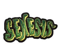 Genesis Classic Logo Cut Out Grün Woven Patch One Size