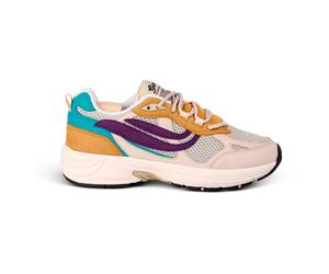 Genesis Footwear - G-Eco`99 Multi Flowers - Sneaker, Gr. 42, bunt (Sand/Wheat/Purple/Petrol)